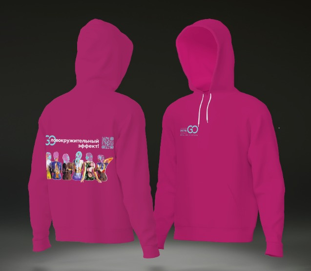 Худи с логотипом Dctr.Go в Казани