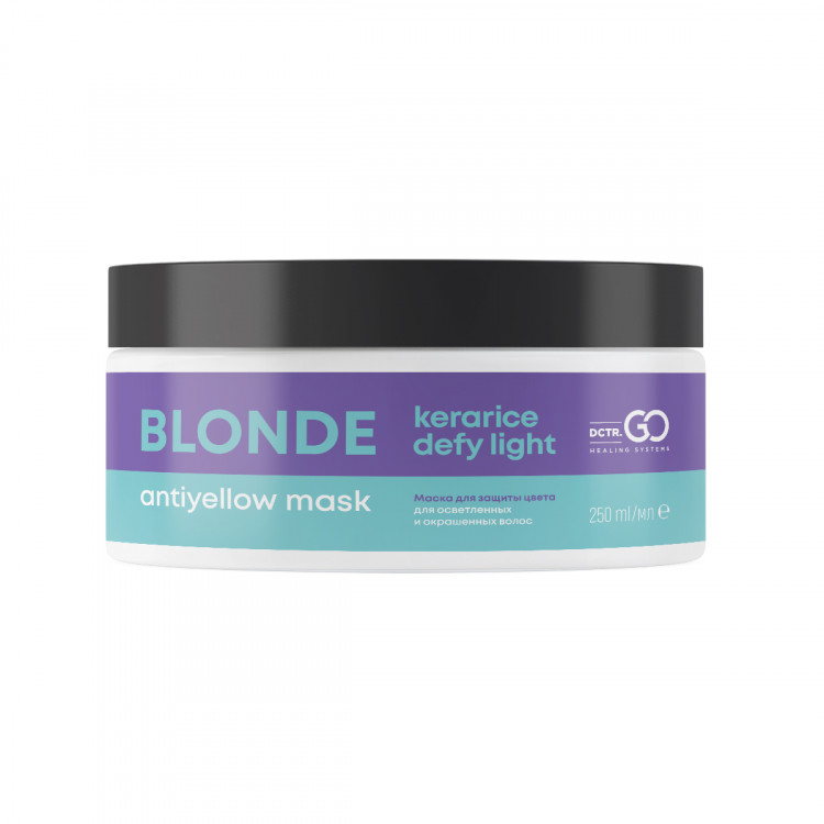 Блонд маска для защиты цвета Kerarice Defy Lidht Dctr.Go 250мл в Казани